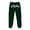 C-Dark Green155, variant on DHFJKG Women's I Love My Hot Boyfriend Letter Print Jogger Pants, Elastic Waist Loose Casual Sweatpants Fashion Streetwear Trousers