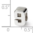thumbnail image 4 of 925 Sterling Silver Charm For Bracelet Number 9 Bead Alphabet Numeral, 4 of 8