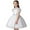 R199/White, variant on Vividxx Toddler Girls Dresses Tutu Gown With Sleeves For Birthday Party Pageant Performance And 4-5 Years