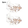 thumbnail image 3 of 2 piezas Boda accesorios para el cabello nupcial decoración de joyas aderezo adorno para el cabello accesorio de moda para la novia esquí esquí Gafas de esquí, 3 of 5