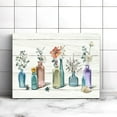 thumbnail image 6 of Bathroom Decor Wall Art Flowers Glass Jar Poster Floral in Mason Jar Bottles Farmhouse Picture Canvas Print Décor for Bathroom Bedroom Framed Artwork 12x16 inch, 6 of 6