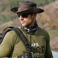 thumbnail image 4 of Fortune Men Wide Brim Bucket Hats with UV Protection Drawstring Fisherman Cap, 4 of 4