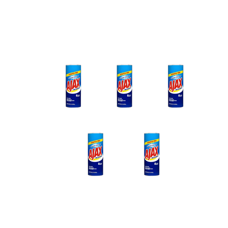 Ajax Powder Cleanser with Bleach( 5  x  21 oz) 5 Pack Bottles