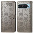 thumbnail image 1 of Flip Case for FOXDOCK Google Pixel 10 Pro XL ,Catand Dog Embossed PU Leather Flip Cover with Card Slots,Stand, 1 of 6