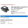 thumbnail image 2 of Blower Motor Resistor - Compatible with 1997 - 2002 Ford Expedition 1998 1999 2000 2001, 2 of 2