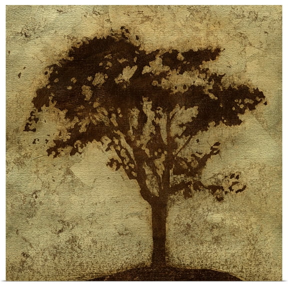 Great BIG Canvas | Rolled Megan Meagher Poster Print entitled Gilded Tree IV