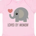 thumbnail image 4 of Inktastic Loved by Memaw Grandchild Boys or Girls Baby Bodysuit, 4 of 5