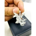 thumbnail image 3 of St Archangel Michael Pendant Charm Medal 45x42 Protection Catholics Jewelry Silver 925, 3 of 6