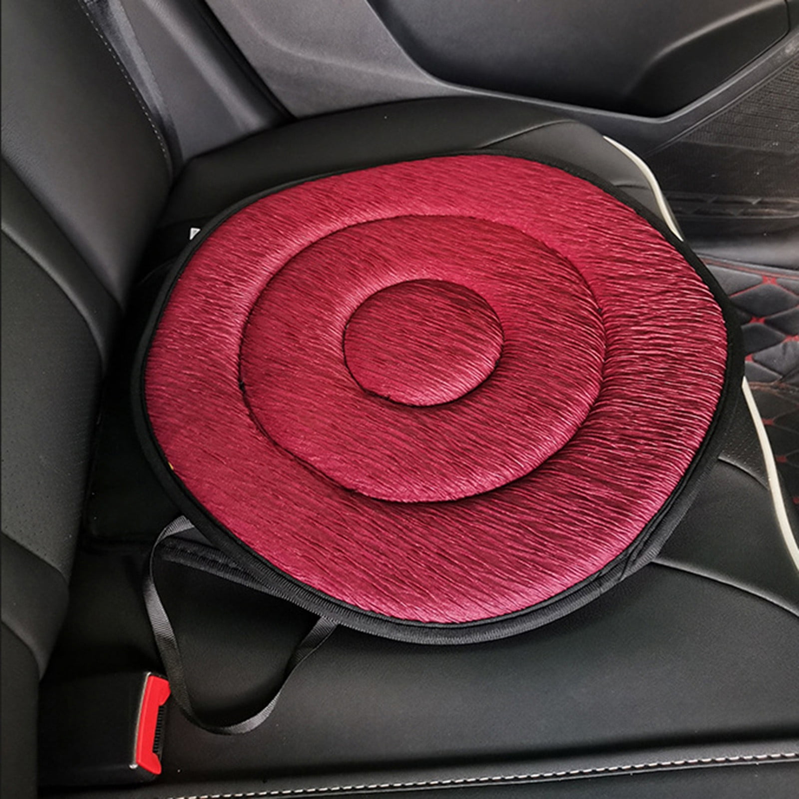 Japceit 360 Rotating Seat Cushion Car Seat Rotating Revolving Cushion Memory Swivel Foam Mobility Aid Seat