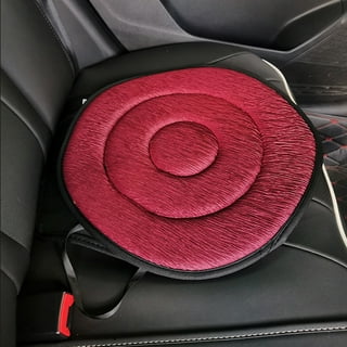 Swivel Seat Cushion,Car Seat Cushion Portable Soft Breathable 360 Degree  Rotation Seat Cushion for Elderly Pregnant Women Compact Portable Swivel  Seat