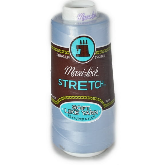 A&E Maxi Lock Stretch Textured Nylon Lucerne Blue Serger Thread  MWN-32597