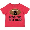thumbnail image 3 of Inktastic 2nd Birthday Football Sports Boys Boys Toddler T-Shirt, 3 of 5