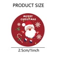 thumbnail image 2 of Etiquetas adhesivas navideñas, pegatinas navideñas redondas personalizadas de 1 pulgada para sellar sobres navideños, 2 of 6