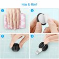 thumbnail image 4 of Cable Clips,20 Pack White Adhesive Cord Holders, Ideal Cable Cords Management for Organizing Cable Wires-Home, Office, Car, Desk Nightstand,Self-Gripping Cable Ties,Black, 4 of 10