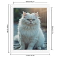 thumbnail image 2 of Paint By Numbers Kit for Adults Beginner - DIY Majestic White Cat With Blue Eyes Canvas Painting Kits for Adults, Frameless Paint By Number for Adults for Home Wall Decor 16x20 Inch, 2 of 7