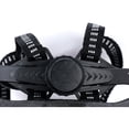 thumbnail image 2 of Casco de bicicleta de carretera con buena protección, hebilla de seguridad, resistente a impactos, con gafas para carreras, color negro y rojo., 2 of 8