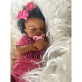 thumbnail image 2 of iCradle Sleeping Newborn Baby Dolls Girl 20 inches Black African American Reborn Baby Dolls Lifelike Babies Cloth Body Best Gift for Kids Age 3+, 2 of 7