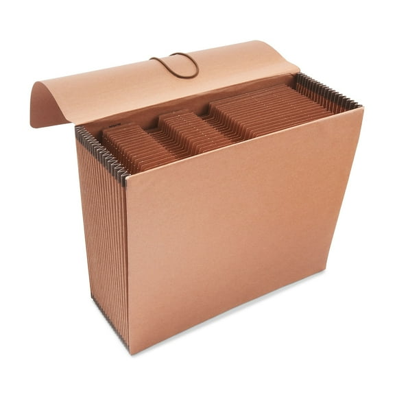 MyOfficeInnovations Heavy-Duty Expanding Files Letter Size A-Z Index with Flap Each 595372