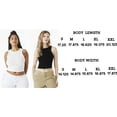 thumbnail image 3 of Wild Floral Crop Tank Top, Wildflower Rib Racer Tank, Vintage Boho Cottagecore,, 3 of 6
