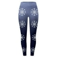 thumbnail image 4 of WILLBEST Leggings de Cintura Alta con Estampado de Copos de Nieve Navideños para Mujer, para Yoga, Entrenamiento, Deportes, Cómodos, Elásticos Y Suaves, Pantalones Deportivos Chica, 4 of 4