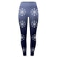 thumbnail image 4 of MKLEKYY Leggings deportivos push up para mujer, leggings de cintura alta con estampado de copos de nieve navideños para mujer, pantalones deportivos de yoga y entrenamiento, 4 of 4