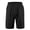 Mens Shorts Clearance-Black, variant on Homenesgenics Mens Shorts Athletic Men Solid Color Casual Fashion Lacing Waist Pockets Short Pants Beach Pants Black M