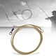 thumbnail image 5 of Pesca segura 1m anillo líder giratorio núcleo de fluorocarbono con giratorio (color marrón con Q-swivel), 5 of 8