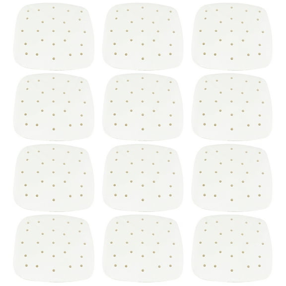 Howish Baking Pad Paper Air Fryer Parchment Paper 100pcs Perforated Oilproof Waterproof Cooking(7.09"X7.09"(LxW))