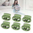 thumbnail image 1 of 30Pcs Spring Cord Lock, Spring Plastic Lock End Toggle Clip Double Hole Zinc Alloy Durable Light Multi Purpose Cord Stopper For Drawstring Backpack Tent Lace, 1 of 8