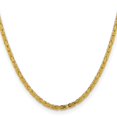 thumbnail image 2 of Auriga Fine Jewelry 14K Yellow Gold 3.25 mm Byzantine Chain Necklace for Women 22", 2 of 7