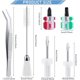 thumbnail image 2 of Kit de limpieza de máquina de coser de 6 piezas Herramientas de costura de máquina de reparación Incluye pinzas Cepillo de pelusa de doble cabeza Destornillador corto de 4 piezas, herramienta de, 2 of 5