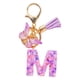 thumbnail image 2 of Llavero Con Inicial, Llavero Personalizado Con Nombre, Accesorio Con Borla Para Llaves De Coche, Cartera, Mochila O Bolso, Regalo De Moda Para Mujer, Elegante Llavero De Resina, 2 of 9