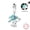 KJC1452, variant on 925 Sterling Silver Charms for DIY Bracelets - Luminous Firefly, Magic Hat, Cat, Coffee Machine & More