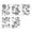 Flowers, variant on 5Pcs Flower Butterfly Templates Kids Drawing Stencils For Sign Painting Scrapbooking Journal Photo Album Wall Art