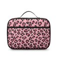 thumbnail image 2 of Black and Pink Leopard Print Insulated Lunch Bag Teens,Bento School Lunch Bag for Teens for Work,Picnic or Travel 10.6x7.7x4.3 Inches,12 Can Capacity, 2 of 6