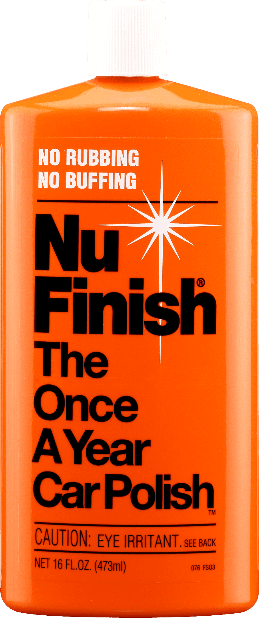 Nu Finish The Once A Year Car Polish, 16 oz. bottle