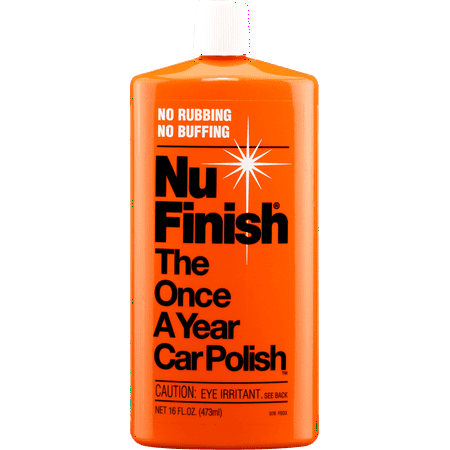 Nu Finish The Once A Year Car Polish - 16 FL OZ (Best Car Polish For New Cars)