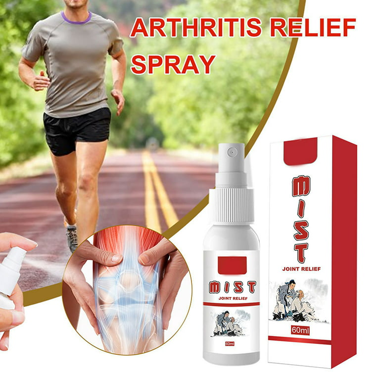 Joint Gout Spray Herbal Extract Pain Relief Mist Body Care Spray for Knees  Joints Lower Back External Use 60Ml 