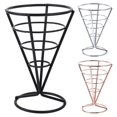 thumbnail image 3 of French Fries Cone Holder Metal Ice Cream Cone Holder for 3Pcs Home Use, 3 of 5