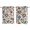 Multicolor, variant on Boho Floral Kitchen Curtains Short 54 Inch Length, Blue Red Flower Vintage Petals Branch Leaf Grommet Top Bedroom Living Room Curtains, Light Filtering Cafe Curtain Drapes 2 Panels Set 84''x54''