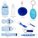 thumbnail image 3 of Moyic Juego de alarmas de llavero para niños, llavero de emergencia para niños, silbatos, abrebotellas, Kit surtido, equipo para exteriores Cadenas y protecciones para puertas de seguridad Púrpura, 3 of 6