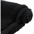 thumbnail image 1 of Tela de felpa negra de 150 cm de ancho, lana de cordero, tela de piel sintética, tela sherpa para manualidades, costura, disfraces, abrigos, mantas, 1 yarda, 1 of 9
