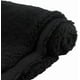 thumbnail image 1 of Tela de felpa negra de 150 cm de ancho, lana de cordero, tela de piel sintética, tela sherpa para manualidades, costura, disfraces, abrigos, mantas, 1 yarda, 1 of 9