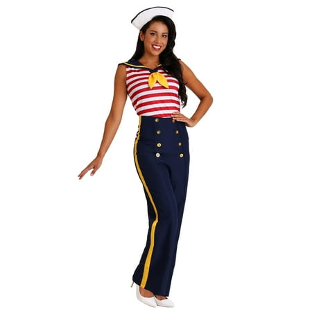 Women's Plus Size Perfect Pin Up Sailor Costume