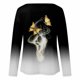thumbnail image 5 of Camisas Para Mujer Moda Manga Larga Cuello Redondo Blusa Estampada Otoño Causal Pullover Tops Odeerbi ODB127923, 5 of 5