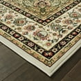 thumbnail image 3 of 5' x 8' Ivory Beige Machine Woven Oriental Indoor Area Rug, 3 of 3