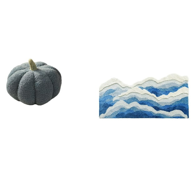 Cojín De Calabaza De Halloween, Cojín De Sofá Relleno, Alfombra Decorativa Antideslizante, Alfombra De Felpa Para Dormitorio, Decoración De Habitación, Guardería, Sala De Juegos, Regalo