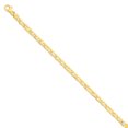 thumbnail image 1 of 14k Yellow Gold 7 Inch 4.3mm Hand Link Chain Bracelet Fancy H, 1 of 6