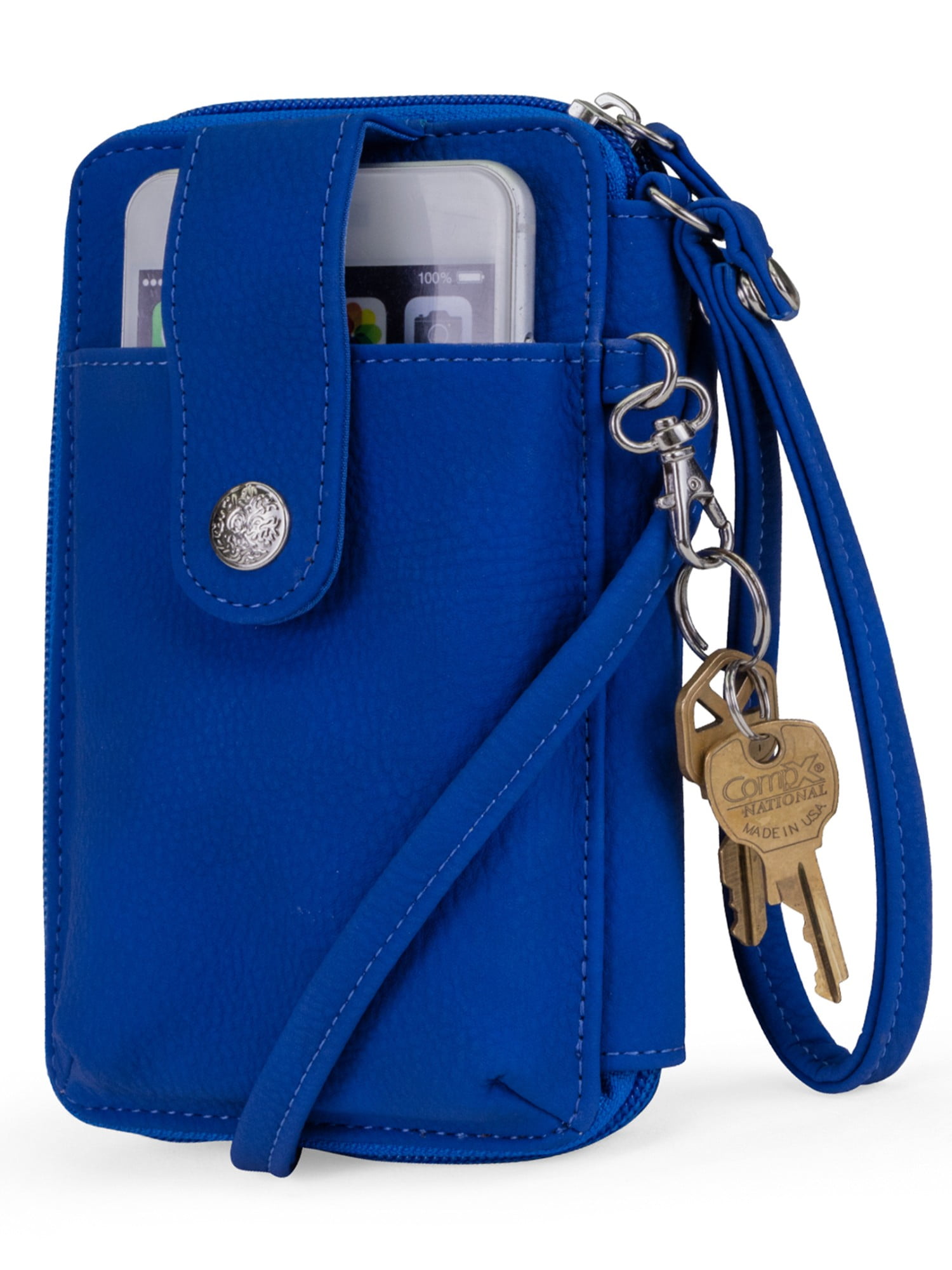 Mundi - MUNDI Jacqui Vegan Leather RFID Womens Crossbody Cell Phone
