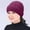 Hot Pink, variant on Warm Winter Fleece Lined Beanie Purple knit Soft Warm Knit Beanies Skull Cap Ski Hats One Size